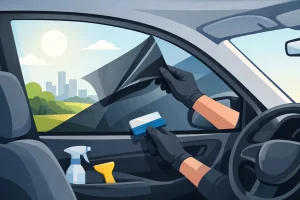 Is Car Window Tinting Done on the Inside?