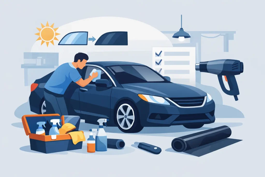 How to Prepare Car for Window Tinting