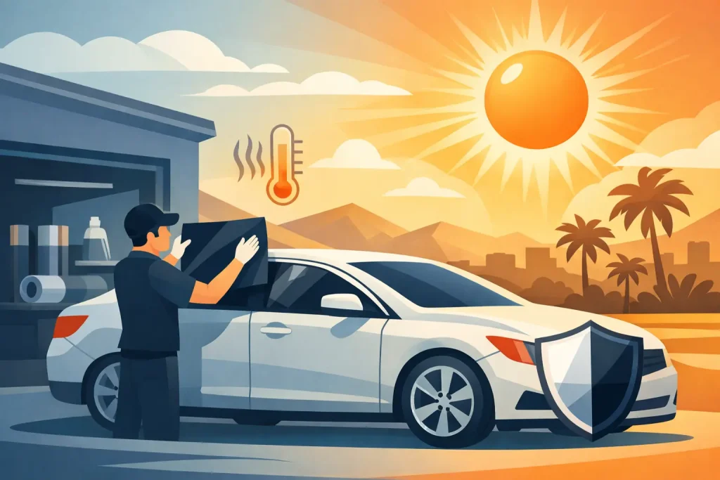 Auto Window Tinting Services That Beat Inland Heat