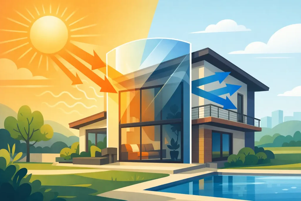 Residential Sun Control Film for Cooler Homes