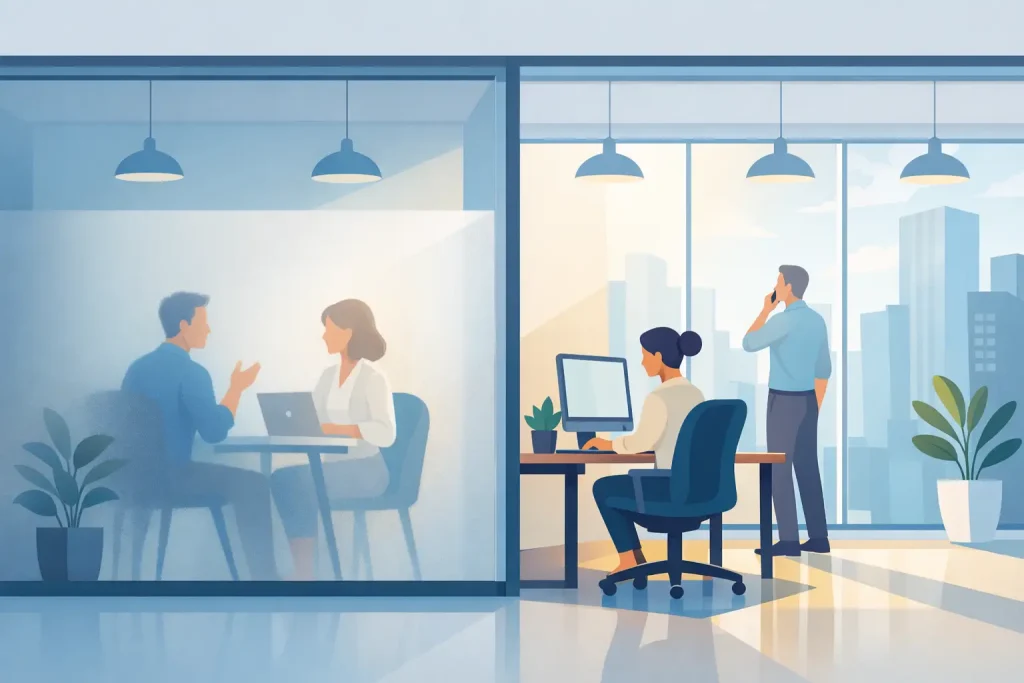 How to Improve Office Privacy Without Losing Light