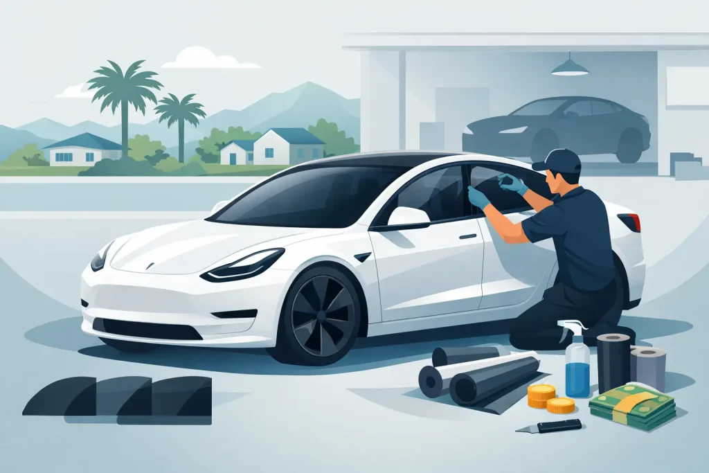 Tesla Tinting Cost: What Menifee Drivers Pay