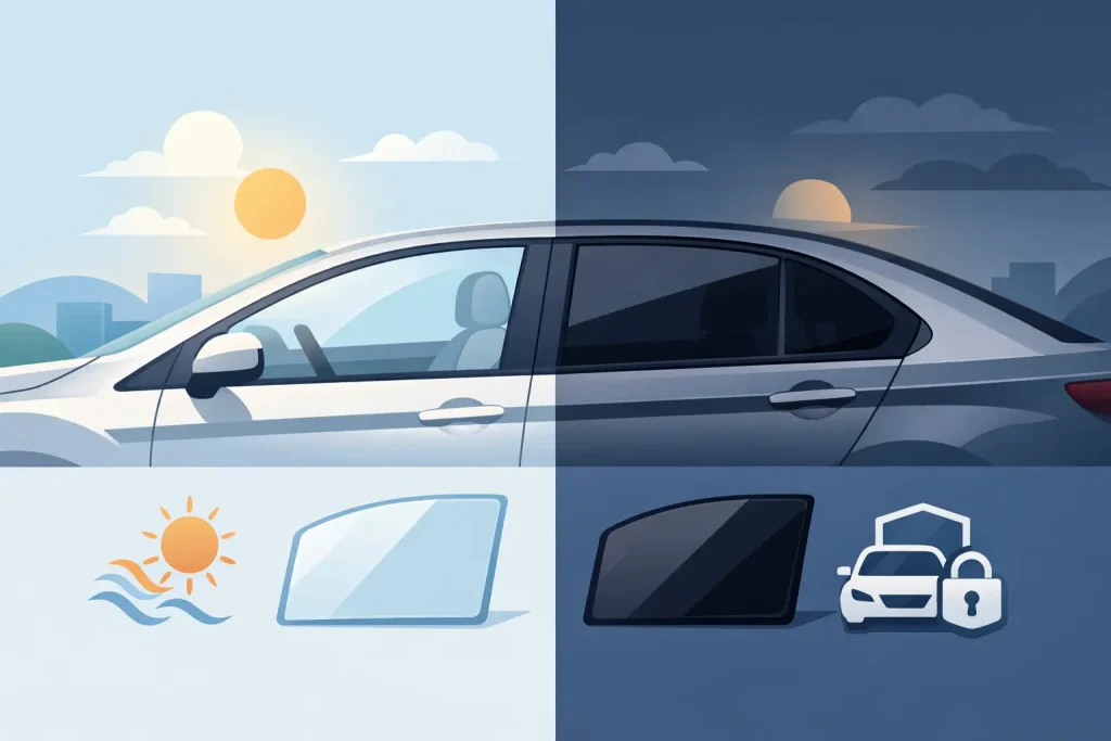 Window Tint vs Factory Glass: What Changes?