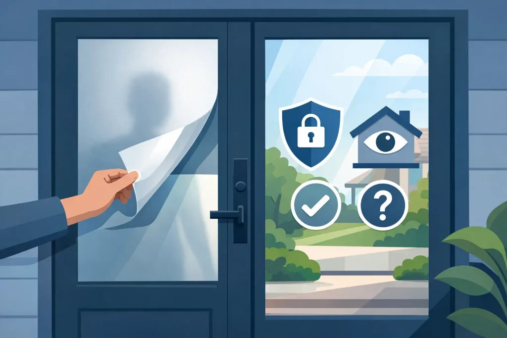 Is Privacy Window Film for Front Doors Worth It?